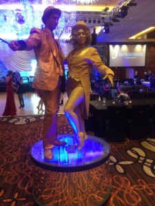 Living Statue Cincinnati Casino Night Entertainment
